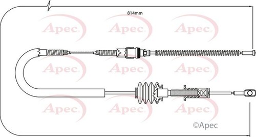 Apec parking brake - parking, rear