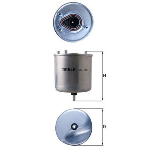 Fuel filter kl788 mahle - fuel,