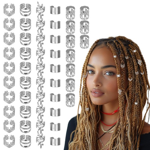 50pcs silver hair - 50pcs, jewelry