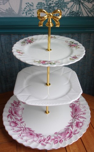 Tier china cake - china, stand