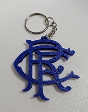 Rangers Scroll Crest Keyring