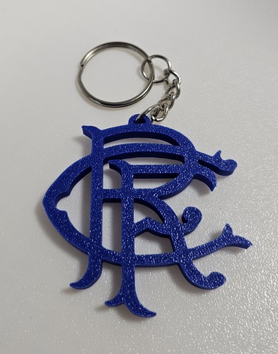 Rangers scroll crest keyring - scroll,