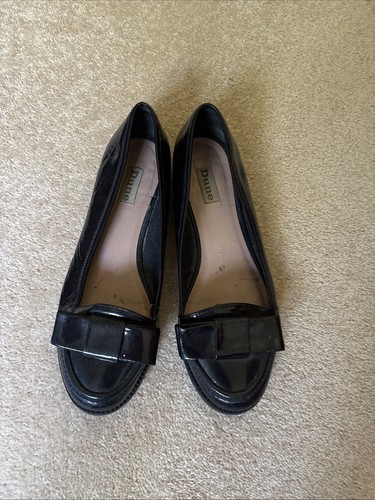 Dune ladies navy - navy, patten
