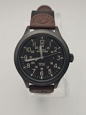 Timex Indiglo WR 50M Quartz Analog  Gun Metal 