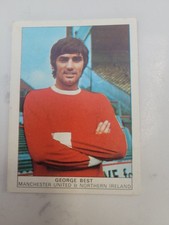 Nabisco Football Card 1969 / 1970 George Best  Manchester United # 1 of 24