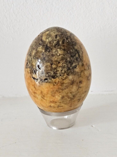 Polished egg orange - polished, egg,