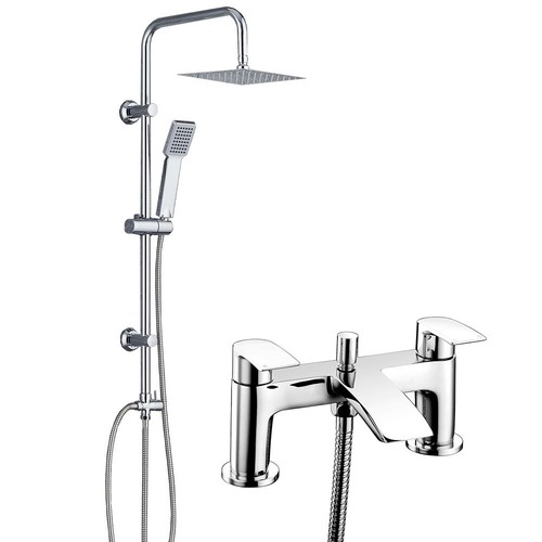 Modern chrome bath - modern,