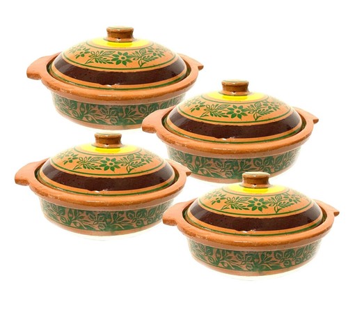 Mitti clay handi karahi - clay,