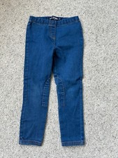 BODEN Girls Blue Cotton jodhpur style Skinny Leg Leggings age 5 with Stretch