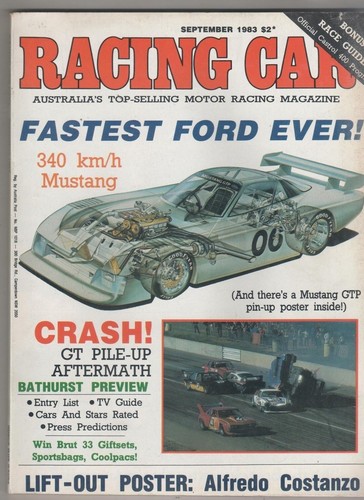 Racing car news 1983 - car,