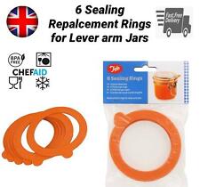 6 Jar O Rings Rubber Sealing
