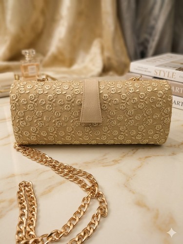 Dents cream and gold - dents, brocaide