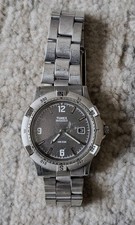 Vtg Timex Compass Diver Black