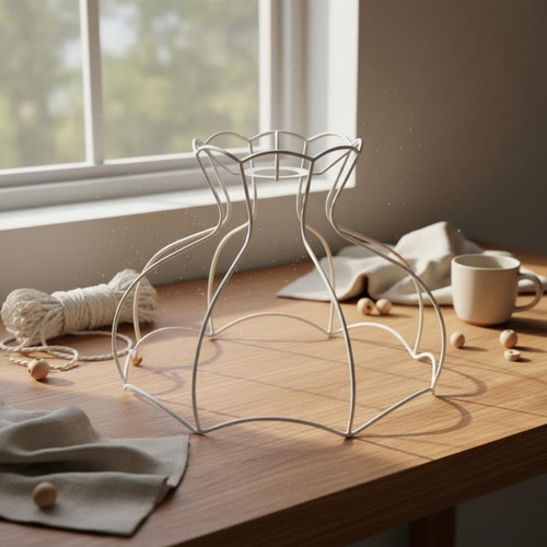 Diy lampshade frame retro - diy,