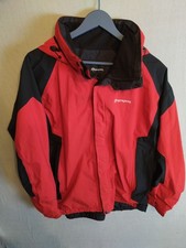 Sprayway Gore-Tex Mens Hooded Rain Jacket Medium Red Black Cyclone 