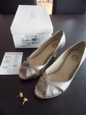 Evans Ladies Heeled Bronze