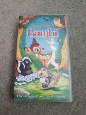Bambi VHS Video Tape 1994 Walt