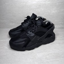 Black Nike Air Huarache Trainers Size 7 UK