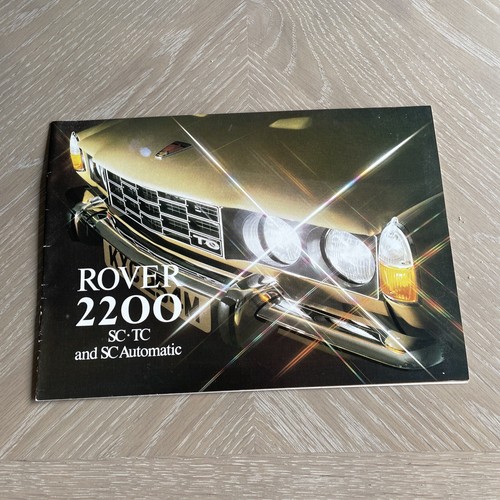Rover 2200 range - 2200, brochure