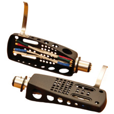 SME Style Black Aluminium Headshell For SME 3009 Tonearms + Silver Wires  🇬🇧