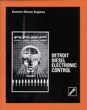 DETROIT DIESEL ENGINES ELECTRONIC CONTROL 4 PAGE BROCHURE & SPECS BROCHURE