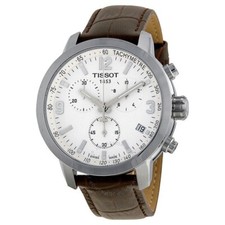 TISSOT PRC 200 Chronograph White Dial Men's Watch T0554171601701