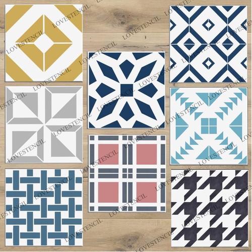 Geometric tile stencils - tile,
