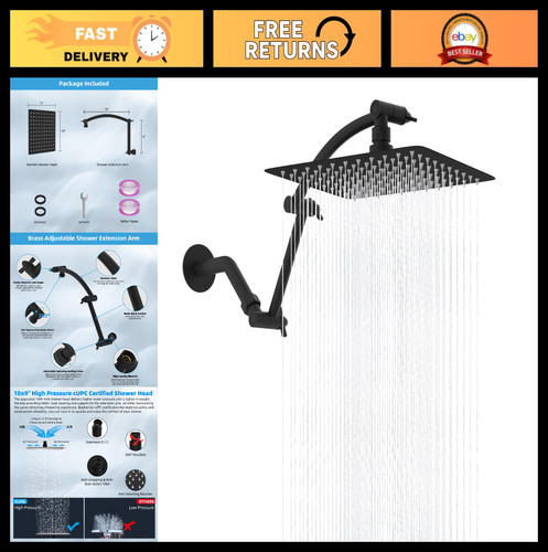 Rain shower head - shower, with