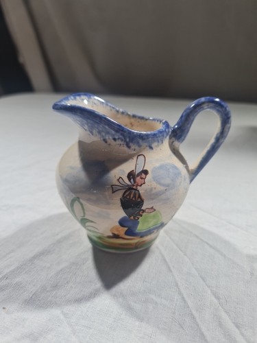 Vintage french ceramic jug - vintage,