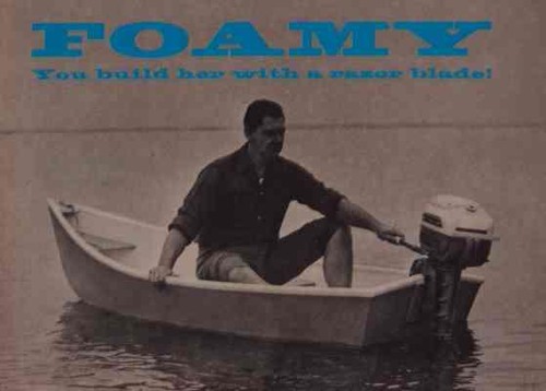 Foam boat outboard - foam,