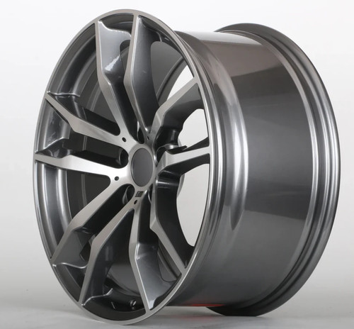 Gunmetal staggered wheels - 20",