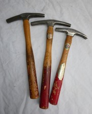 3 X Vintage Whitehouse - Atlas Forge - Upholsterers Tack -  Saddlers  Hammer Set
