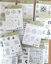 Stampin' Up Christmas Stamp Sets  Choose Style, Card Making Paper Craft Preloved