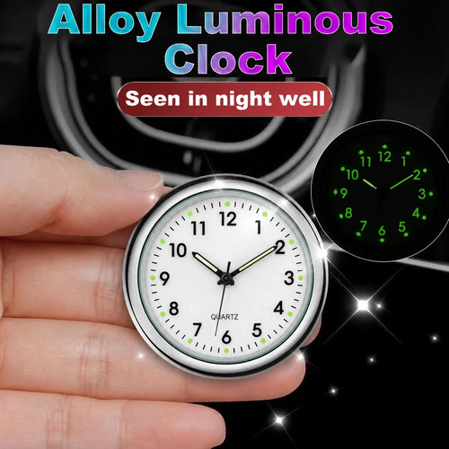Car gauge clock - clock, luminous