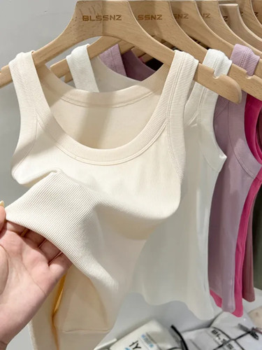 Women ribbed tank top - top, casual