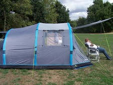 used camping equipment, all in