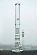 17" Glass Bong Big Glass Bongs Water Pipe 18.8mm Smoking Hookah Bongs Perc Bongs