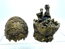 MYTH AND MAGIC The Tudor Mint * Family Of Dragons Egg * 3" (8cm) Tall *