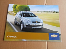 Chevrolet Captiva Original colour sales brochure