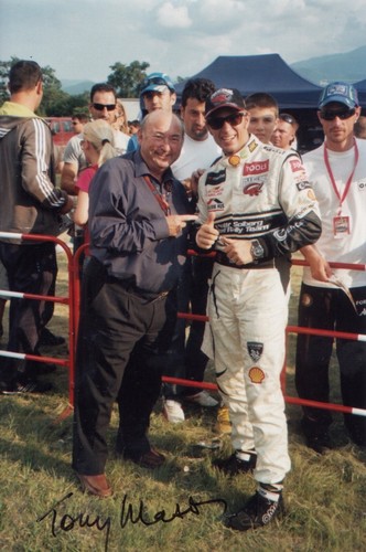 Signed tony mason with petter - signed,
