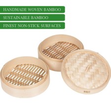 Chinese Bamboo Steamer Cooker
