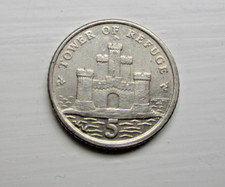 Isle of Man 5p coin Tower of Refuge 2008  Circulated