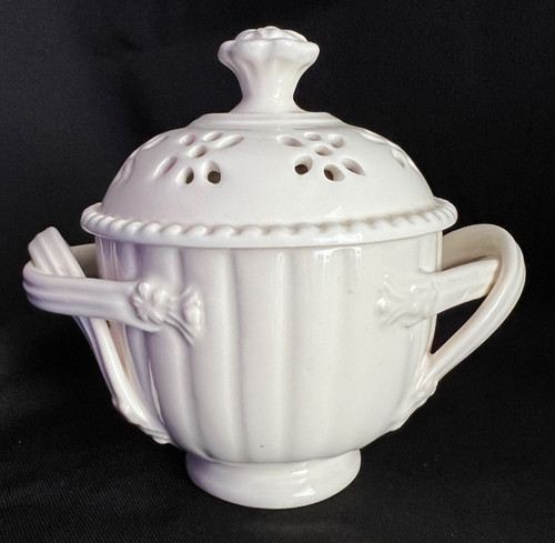 Vintage royal creamware - vintage, lidded