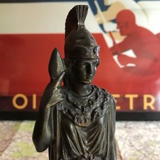 Bronze Greek Statue Style Figurine Athena AOHNA  Made In Greece