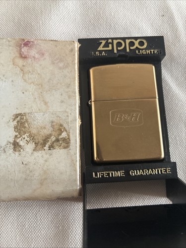 Zippo solid brass - brass, made