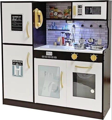 Wooden kids kitchen cooking - kitchen,