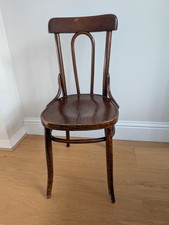 Vintage Bentwood Chair – Beech Café Bistro Dining Seat – Retro Thonet Style