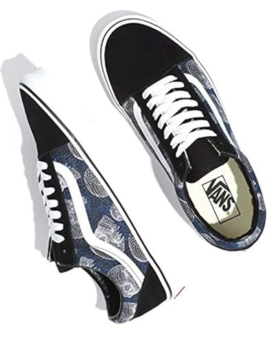Vans old skool - vans, wireframe