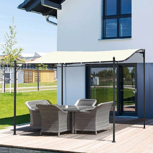 Metal garden pergola gazebo - metal,