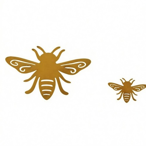 Iron bee cutout home - cutout,
